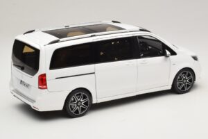 Mercedes V-Class W447 AMG Line Alb Norev 1:18 183876 Metal - imaginea 3 din 8