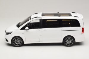 Mercedes V-Class W447 AMG Line Alb Norev 1:18 183876 Metal - imaginea 5 din 8