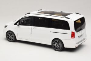 Mercedes V-Class W447 AMG Line Alb Norev 1:18 183876 Metal - imaginea 7 din 8