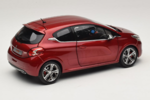 Peugeot 208 GTI Rubis Red Norev 1:18 184700 Metal - imaginea 3 din 8