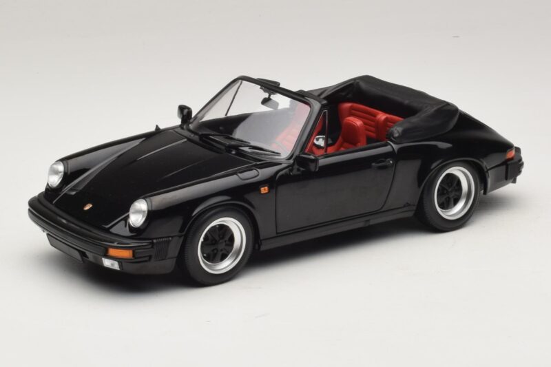 Porsche 911 3.2 Carrera Cabriolet Negru Minichamps 1:18 100063035 Metal
