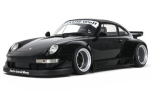 Porsche 911 993 RWB Negru GT Spirit 1:18 GT587 Rășină