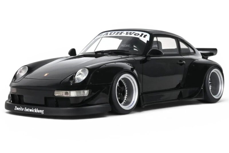 Porsche 911 993 RWB Negru GT Spirit 1:18 GT587 Rășină