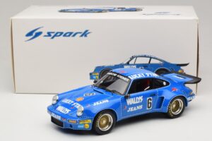 Porsche 911 RSR #6 Wallys Jeans Nurburgring 1974 Spark 1:18 18S088 Rășină - imaginea 6 din 6