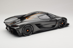 Koenigsegg Jesko Absolut 0-400-0 km/h Record Graphite Grey GT Spirit 1:18 GT575 Rășină - imaginea 2 din 6
