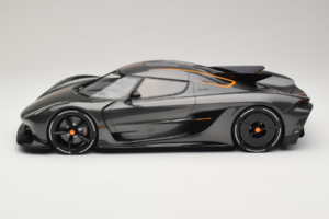 Koenigsegg Jesko Absolut 0-400-0 km/h Record Graphite Grey GT Spirit 1:18 GT575 Rășină - imaginea 3 din 6
