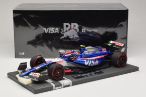 Visa Cash App RB VCARB 01 Y. Tsunoda 2024 Minichamps 1:18 117240122 Rășină - imaginea 7 din 7