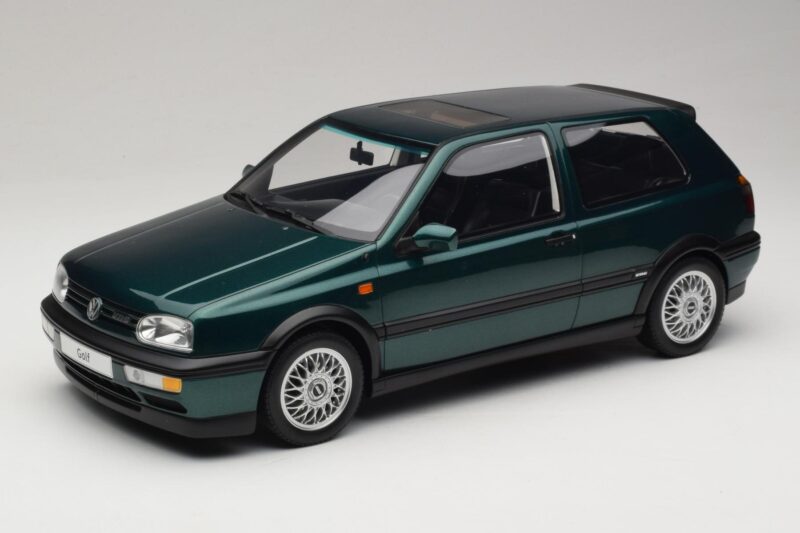 Volkswagen Golf Mk3 VR6 Carat Dragon Green Otto 1:12 G099 Rășină