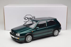 Volkswagen Golf Mk3 VR6 Carat Dragon Green Otto 1:12 G099 Rășină - imaginea 6 din 6