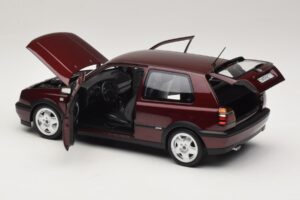 Volkswagen Golf VR6 Mk3 Indian Red Ediție Limitată Norev 1:18 188505 Metal - imaginea 5 din 8