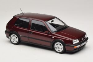 Volkswagen Golf VR6 Mk3 Indian Red Ediție Limitată Norev 1:18 188505 Metal - imaginea 6 din 8