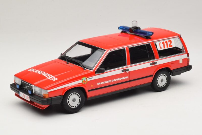 Volvo 740 GL Break Brandweer Grobbendonk Minichamps 1:18 155171795 Metal