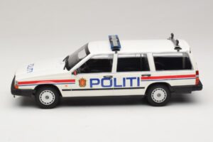 Volvo 740 GL Break Politi Norway Minichamps 1:18 155171796 Metal - imaginea 3 din 6