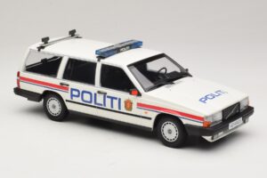 Volvo 740 GL Break Politi Norway Minichamps 1:18 155171796 Metal - imaginea 4 din 6