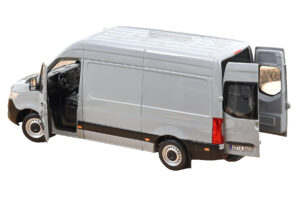 Mercedes Sprinter Gri Norev 1:18 183042 Metal - imaginea 3 din 6