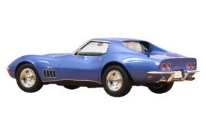 Chevrolet Corvette C3 Le Mans Blue Norev 1:18 189034 Metal - imaginea 2 din 3