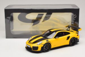 Porsche 911 GT2 RS 991.2 Nurburgring Lap Record Galben GT Spirit 1:18 GT972 Rășină - imaginea 6 din 6
