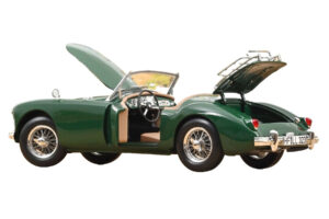 MG MGA British Racing Green Norev 1:18 182610 Metal - imaginea 2 din 5