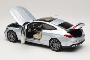 Mercedes CLE C236 Coupe Hightech Silver Norev 1:18 183939 Metal - imaginea 5 din 8