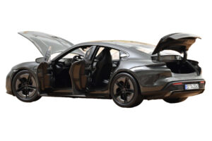 Porsche Taycan Turbo S Slate Grey Neo Norev 1:18 187654 Metal - imaginea 2 din 5