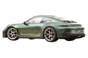 Porsche 911 992 S/T Malachite Green Metallic Norev 1:12 127552 Metal - imaginea 2 din 4