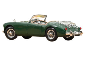 MG MGA British Racing Green Norev 1:18 182610 Metal - imaginea 3 din 5