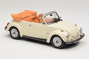 Volkswagen 1303 Cabriolet Cream White Norev 1:18 188535 Metal - imaginea 4 din 6