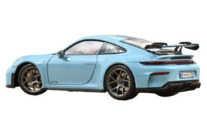 Porsche 911 992.2 GT3 Weissach Package Gulf Blue Norev 1:18 187000 Metal - imaginea 3 din 3