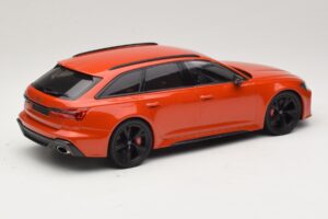 Audi RS6 C8 Avant Portocaliu Metalizat Minichamps 1:18 155018012 Metal - imaginea 2 din 6
