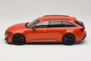 Audi RS6 C8 Avant Portocaliu Metalizat Minichamps 1:18 155018012 Metal - imaginea 3 din 6