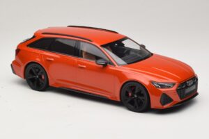 Audi RS6 C8 Avant Portocaliu Metalizat Minichamps 1:18 155018012 Metal - imaginea 4 din 6