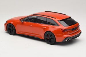 Audi RS6 C8 Avant Portocaliu Metalizat Minichamps 1:18 155018012 Metal - imaginea 5 din 6