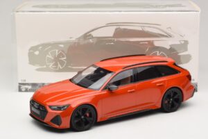 Audi RS6 C8 Avant Portocaliu Metalizat Minichamps 1:18 155018012 Metal - imaginea 6 din 6