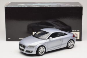Audi TT 8N Silverblue Metallic Minichamps 1:18 100015020 Metal - imaginea 8 din 8
