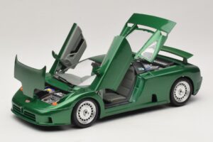 Bugatti EB110 Verde Metalizat Bburago 1:18 3003 Metal - imaginea 2 din 8