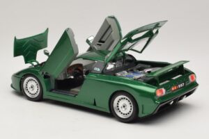 Bugatti EB110 Verde Metalizat Bburago 1:18 3003 Metal - imaginea 5 din 8