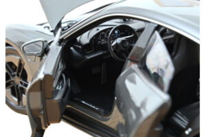 Porsche Taycan Turbo S Slate Grey Neo Norev 1:18 187654 Metal - imaginea 4 din 5