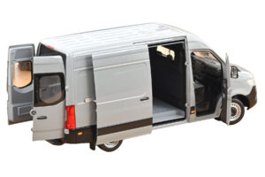 Mercedes Sprinter Gri Norev 1:18 183042 Metal - imaginea 2 din 6