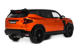 Dacia Duster Mk3 Redust Sport 4x2 Hybrid Metallic Orange Otto 1:18 OT1316 Rășină - imaginea 2 din 4