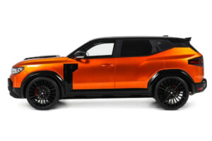 Dacia Duster Mk3 Redust Sport 4x2 Hybrid Metallic Orange Otto 1:18 OT1316 Rășină - imaginea 3 din 4