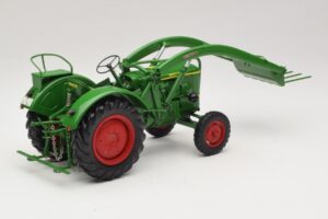 Deutz F2L 514 Tractor Încărcător Frontal Verde Minichamps 1:18 109144071 Metal - imaginea 2 din 6