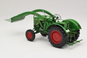 Deutz F2L 514 Tractor Încărcător Frontal Verde Minichamps 1:18 109144071 Metal - imaginea 5 din 6
