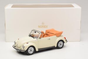 Volkswagen 1303 Cabriolet Cream White Norev 1:18 188535 Metal - imaginea 6 din 6