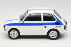 Fiat 126 Castrol Livery Alb Albastru MCG 1:18 MCG18666 Metal - imaginea 3 din 6