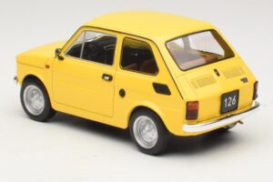 Fiat 126 Galben MCG 1:18 MCG18667 Metal - imaginea 4 din 6