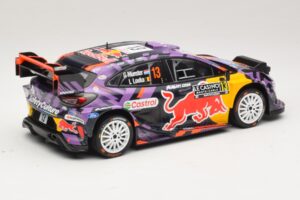 Ford Puma Rally1 #13 G. Munster / L. Louka Rally Monte Carlo 2025 IXO 1:18 18RMC231B Metal - imaginea 2 din 6