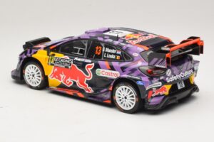Ford Puma Rally1 #13 G. Munster / L. Louka Rally Monte Carlo 2025 IXO 1:18 18RMC231B Metal - imaginea 5 din 6