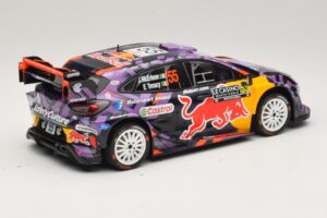 Ford Puma Rally1 #55 J. McErlean / E. Treacy Rally Monte Carlo 2025 IXO 1:18 18RMC231A Metal - imaginea 2 din 6