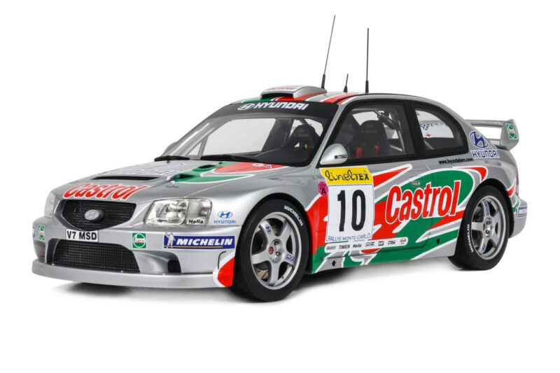 Hyundai Accent WRC #10 A. McRae / D. Senior Rally Monte Carlo 2001 Otto 1:18 OT1265 Rășină