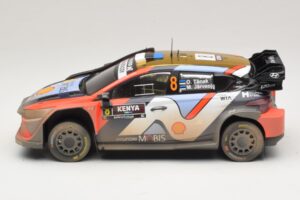 Hyundai i20 N Rally1 #8 O. Tanak / M. Jarveoja Safari Rally Kenya 2025 IXO 1:18 18RMC247A Metal - imaginea 3 din 6